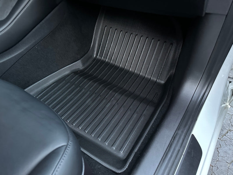 Tesla Model 3 Complete 6-Piece All-Weather Floor Mat Set (Interior + Trunk)