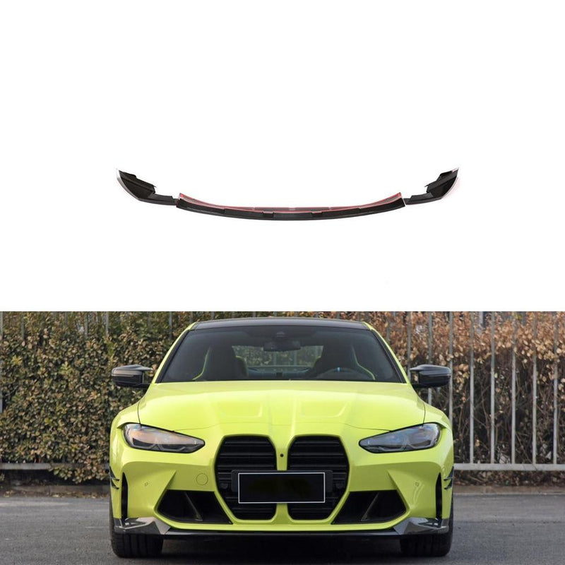 2020-2022 BMW M4 Real Carbon Fiber 3-Piece Front Splitter
