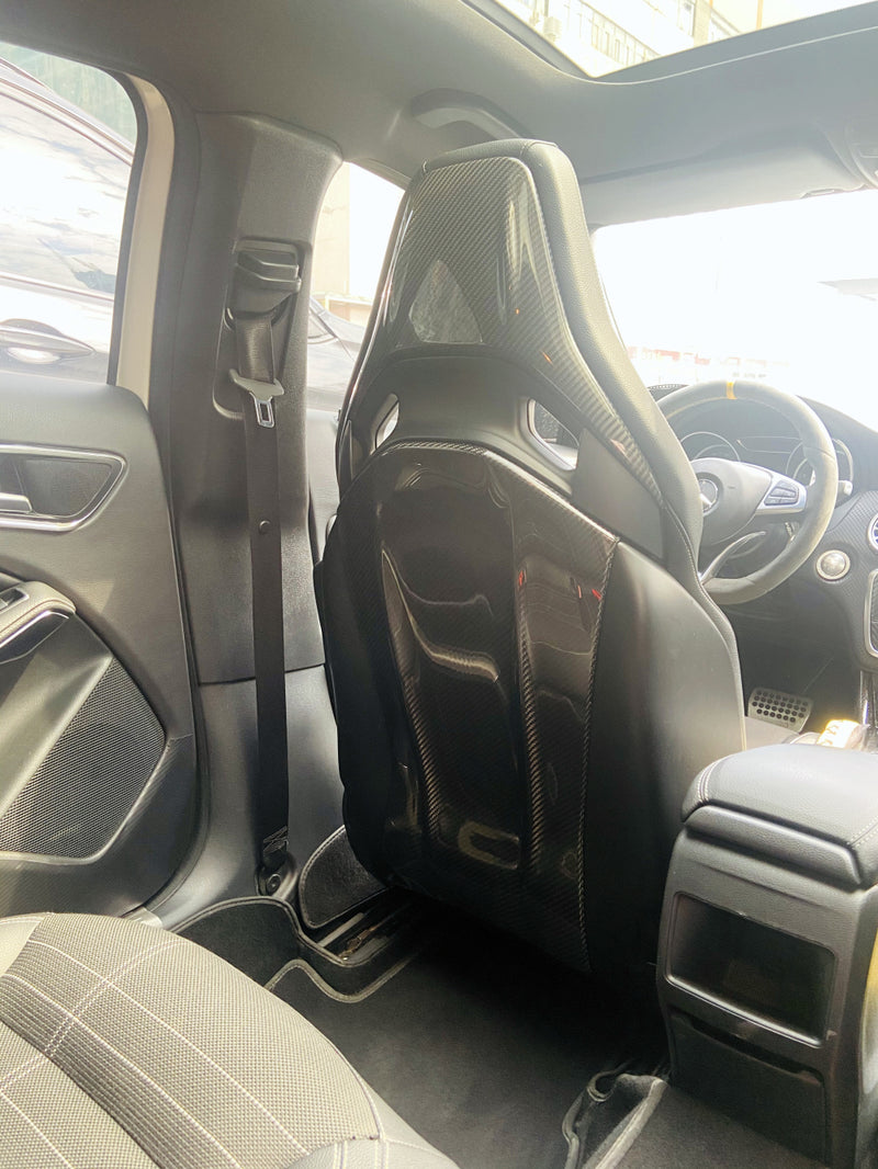 2015-2021 Mercedes Benz C63 Real Carbon Fiber Seatback Cover