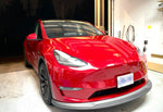 Tesla Model Y Real Carbon Fiber Front Lip Splitter